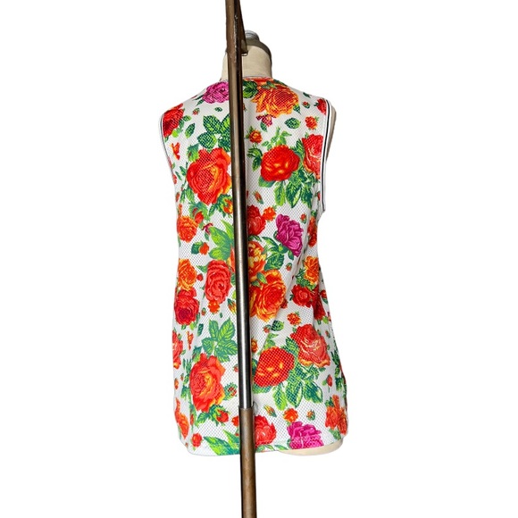 Forever 21 Mesh Floral Jersey Tank size Small - Picture 4 of 14